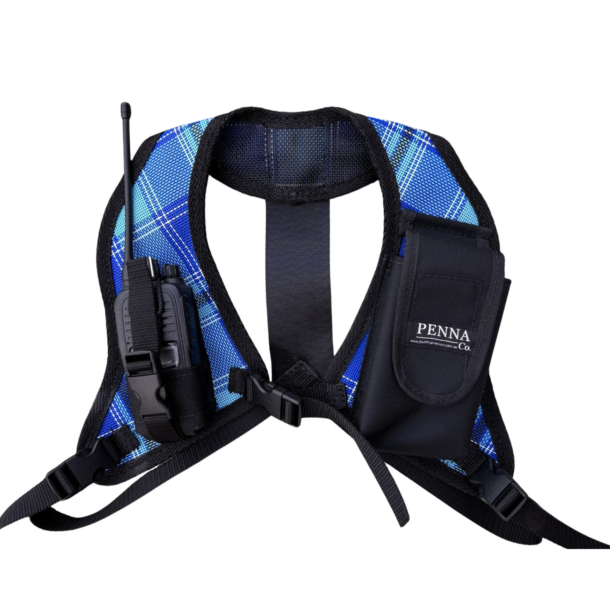 UHF Harness Double Shoulder Adult Blue – JB UHF Harnesses