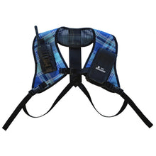 Load image into Gallery viewer, Double shoulder radio harness blue