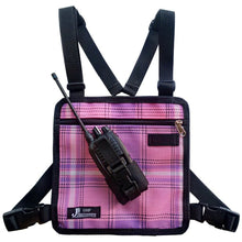 Load image into Gallery viewer, UHF radio chest harness pink