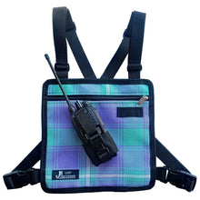 Load image into Gallery viewer, UHF radio chest harness turquoise