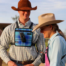 Load image into Gallery viewer, uhf chest harness in blue for men