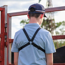 Load image into Gallery viewer, UHF radio chest harness back view