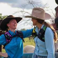 Load image into Gallery viewer, womens radio harness double shoulder