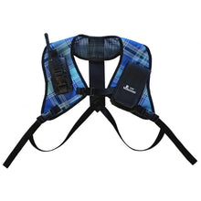 Load image into Gallery viewer, Double shoulder radio harness blue
