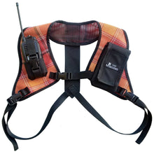 Load image into Gallery viewer, Double shoulder radio harness orange
