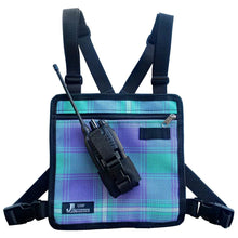 Load image into Gallery viewer, UHF radio chest harness turquoise
